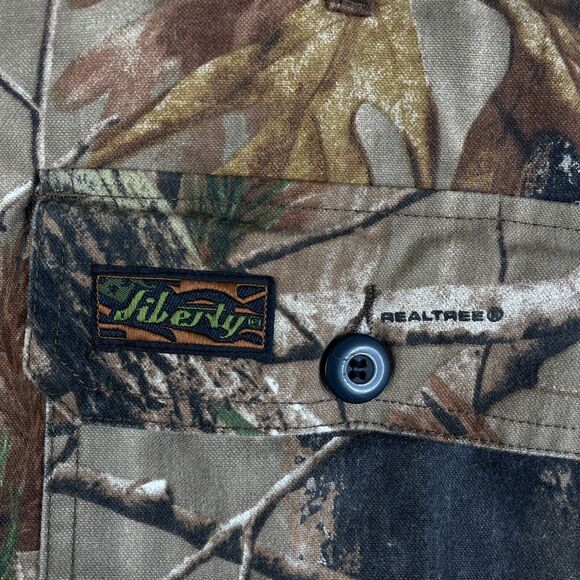 Vintage Liberty Pants Mens 42/44 Cargo Camo Realtree Ankle Tie Hunting Outdoor - Picture 9 of 10